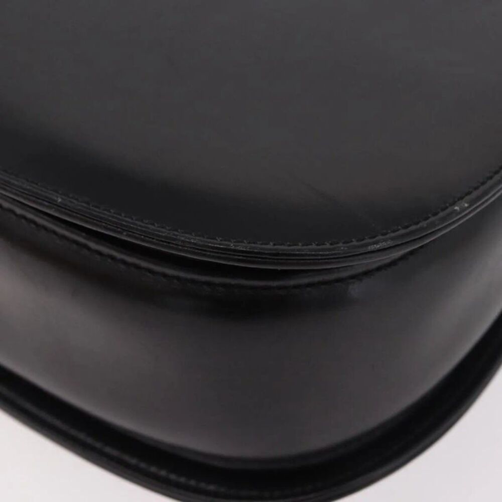 Gucci Vintage Convertible Bamboo Top Handle Leather Black Leather Handbag - Picture 10 of 16
